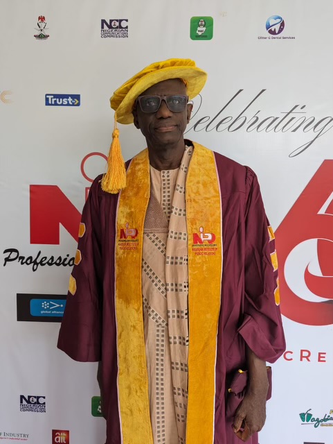 Muhammad Dattijo Usman in ceremonial professional attire